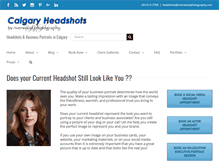 Tablet Screenshot of calgaryheadshots.com